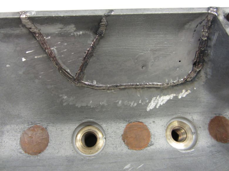 Vintage car repair_engine block welding